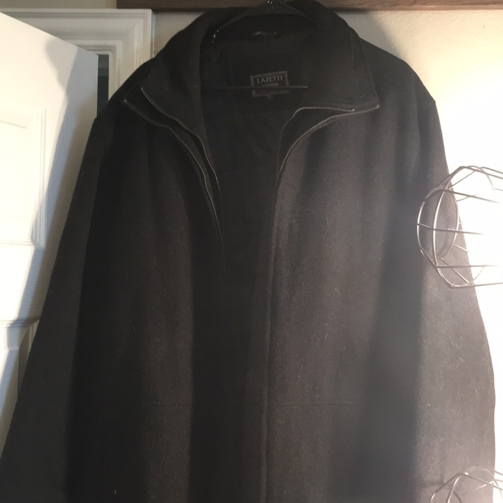 Executives black heavy coat